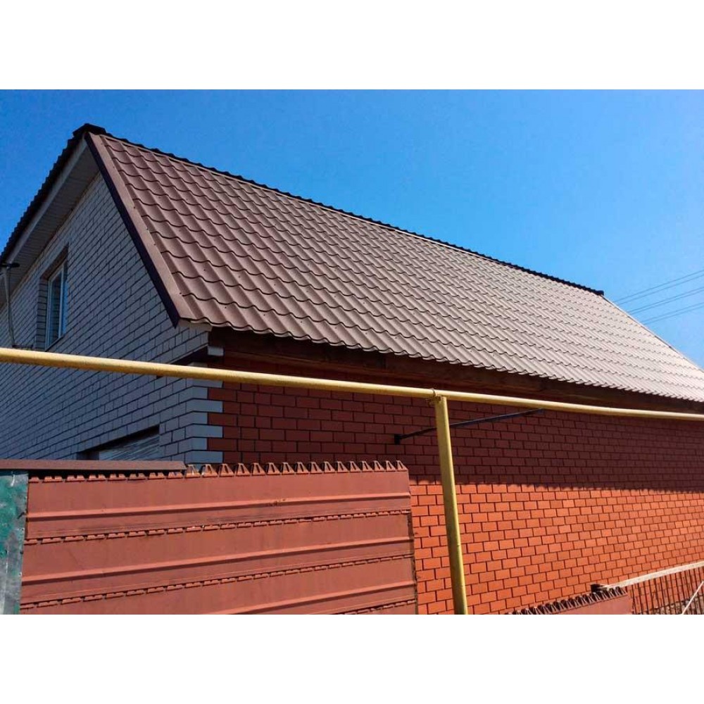 Крыша с металлочерепицей Монкетта